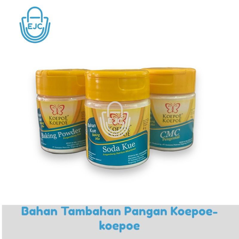 

Baking Powder Soda Kue Cmc Koepoe-koepoe Kupu-kupu Bahan Tambahan Pangan Bahan Kue