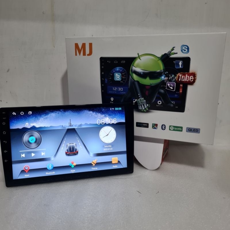 head unit Android 9 inch MJ ram 4/128 Layar IPS
