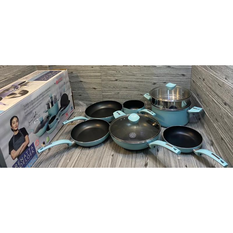 PANCI SET SUPRA PASTEL 9 PCS / PANCI SET PERLENGKAPAN MASAK