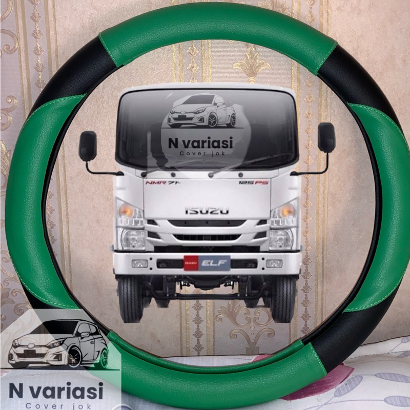 Bungkus stir Sarung setir Cover stir Isuzu NMR 71L variasi sabit