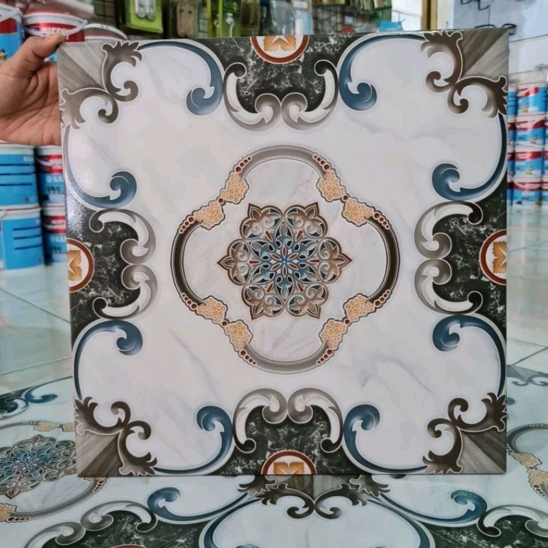 keramik 40x40 keramik lantai/keramik pola/keramik batik/keramik dapur/keramik motif/britania