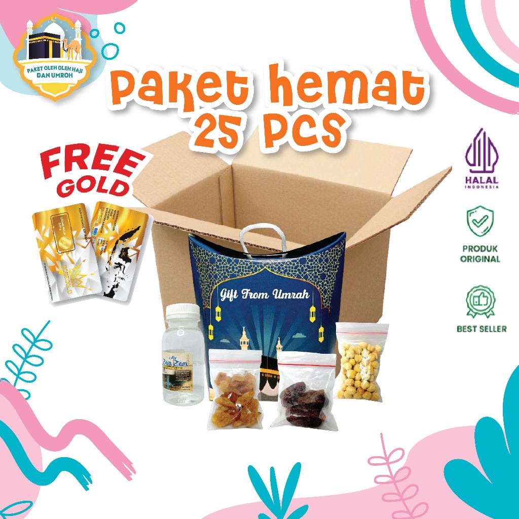 

Paket Oleh Oleh Haji dan Umroh Harga Hemat 25pcs