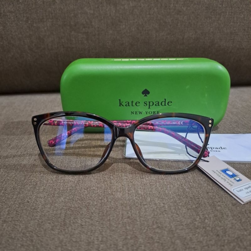 KACAMATA BACA KATE SPADE MILENA 086 CAT EYE DARK HAVANA