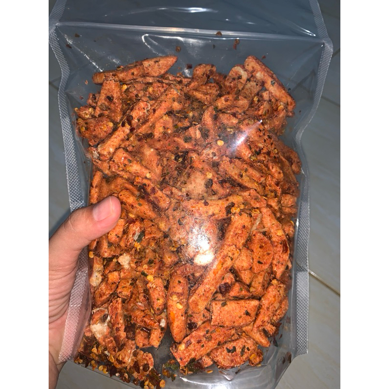 

500g Basreng Pedas Daun Jeruk