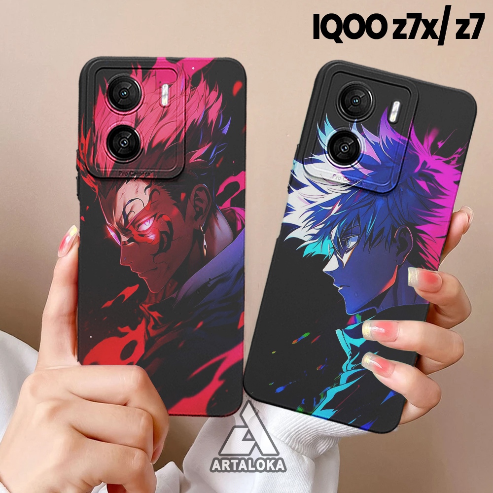 Case VIVO IQOO Z7X/Z7 Softcase Pro Camera MOTIF ANIME- Pelindung hp
