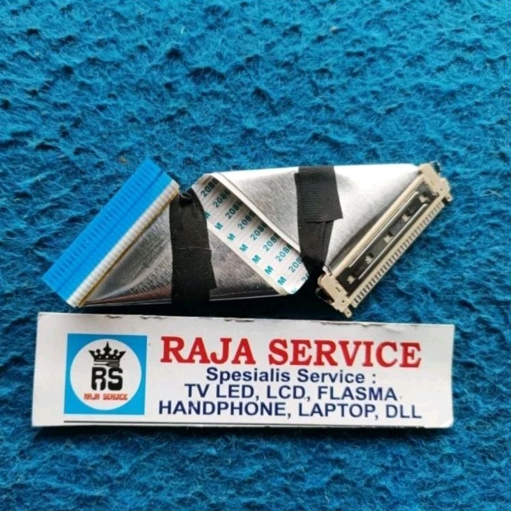kabel tv panasonic TH-32F306G lvds flaxible dari tcon ke mainboard