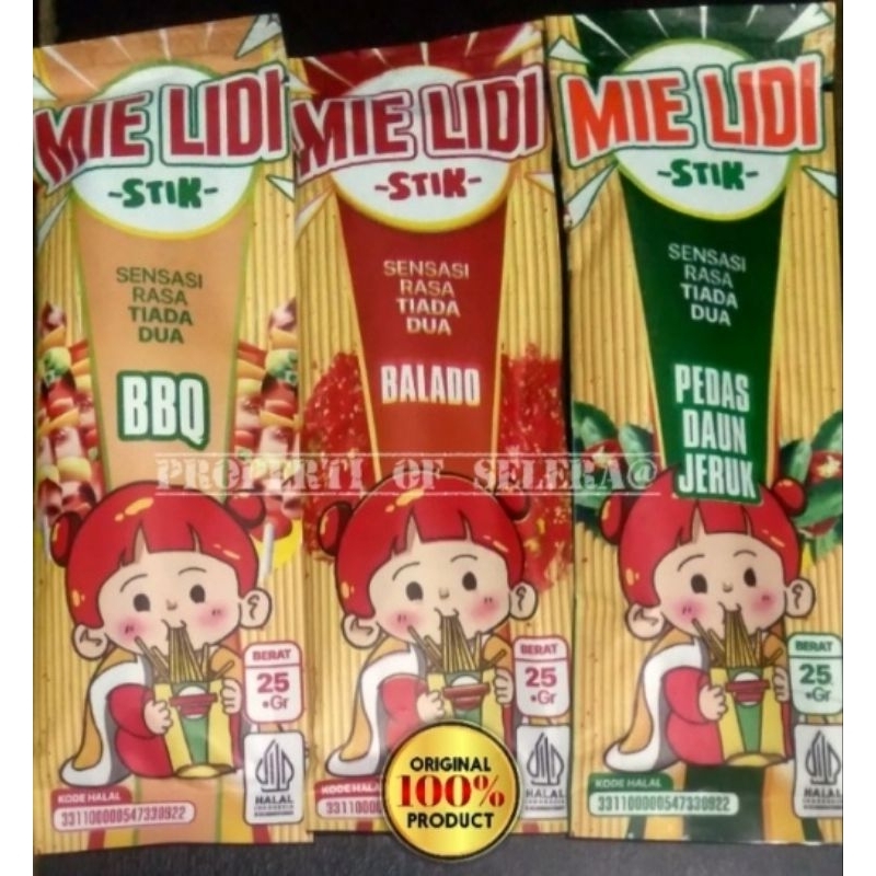 

Mie Lidi Stik All Varian |Cemilan |milidi |Cemilanviral