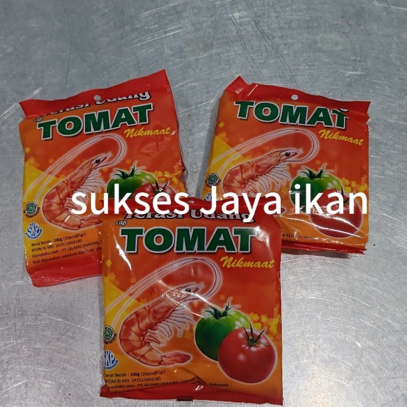 

terasi udang tomat 1 pack isi 20 pcs