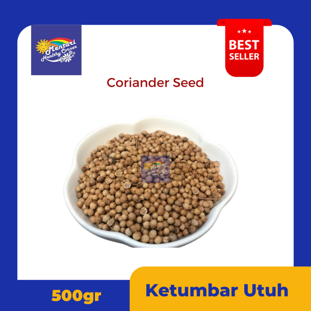 

Ketumbar Utuh 500gr / Coriander Seed 500gram