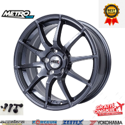 VELG RACING HSR WAKAYAMA RING 17 COCOK BUAT MOBIL XPANDER INOVA TERIOS RUSH CRV BRV