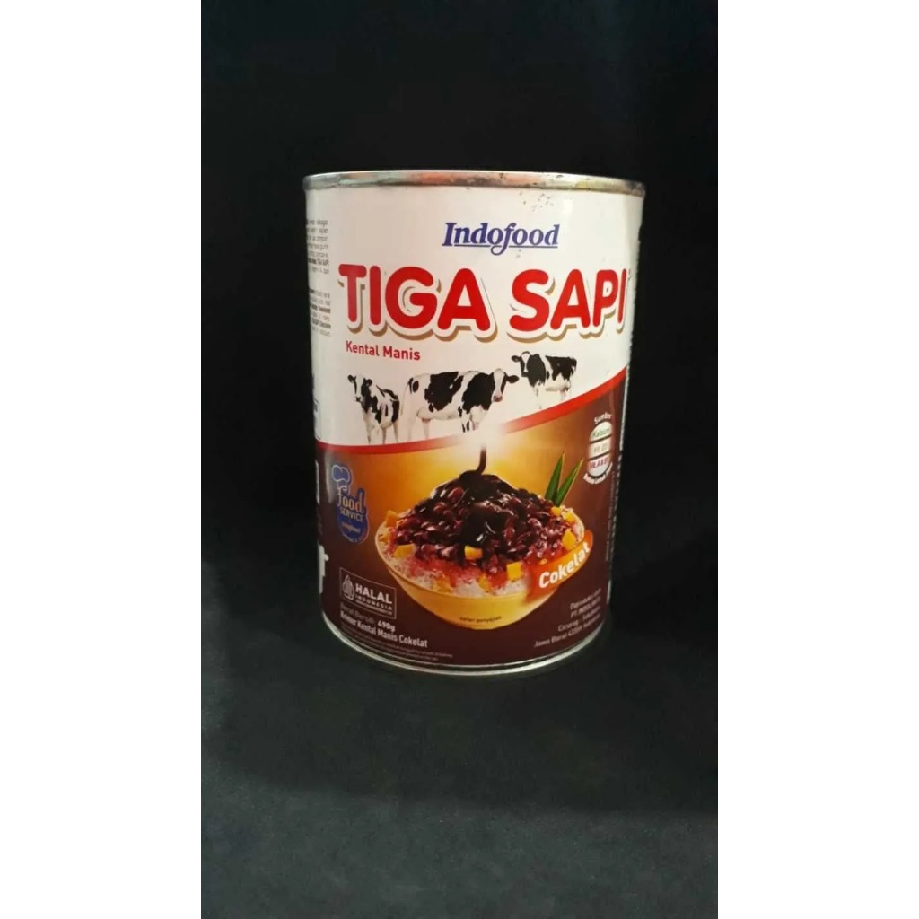 

TIGA SAPI SUSU KENTAL MANIS COKELAT 490 GRAM