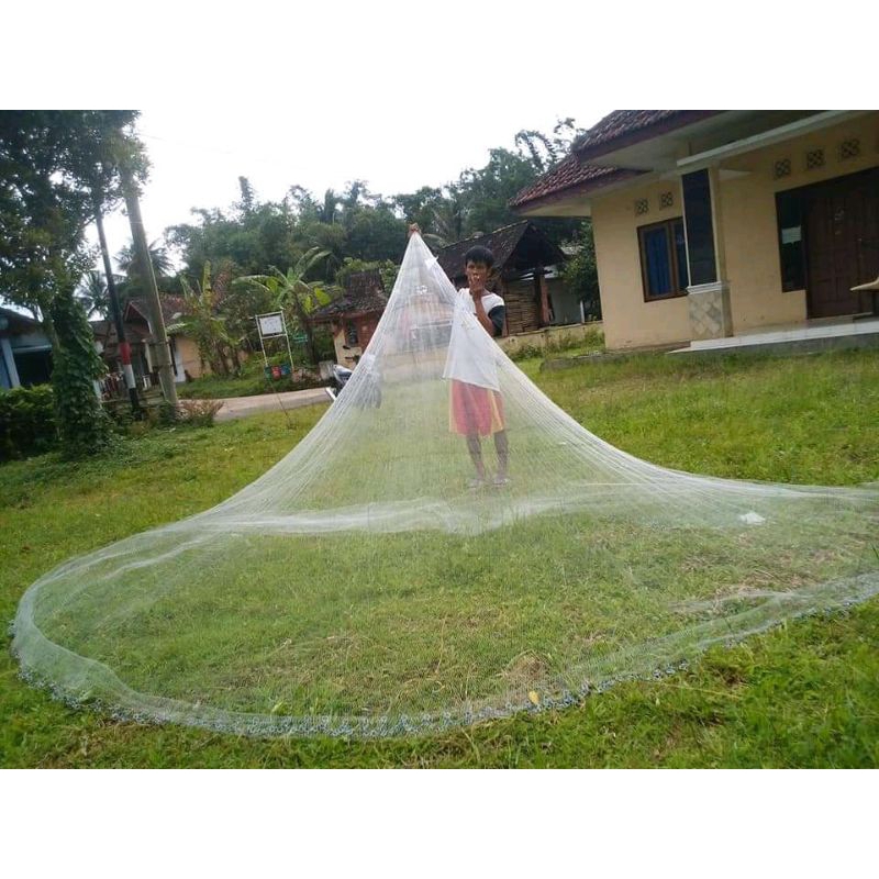 Jala Lempar ikan udang 4,5m senar 3/4inc