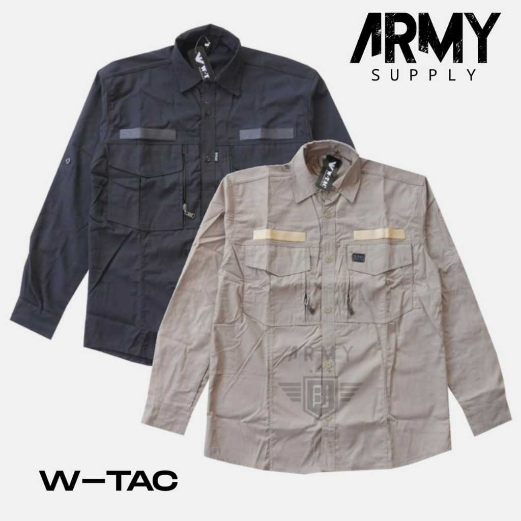 Kemeja lengan panjang / kemeja wtac lengan panjang