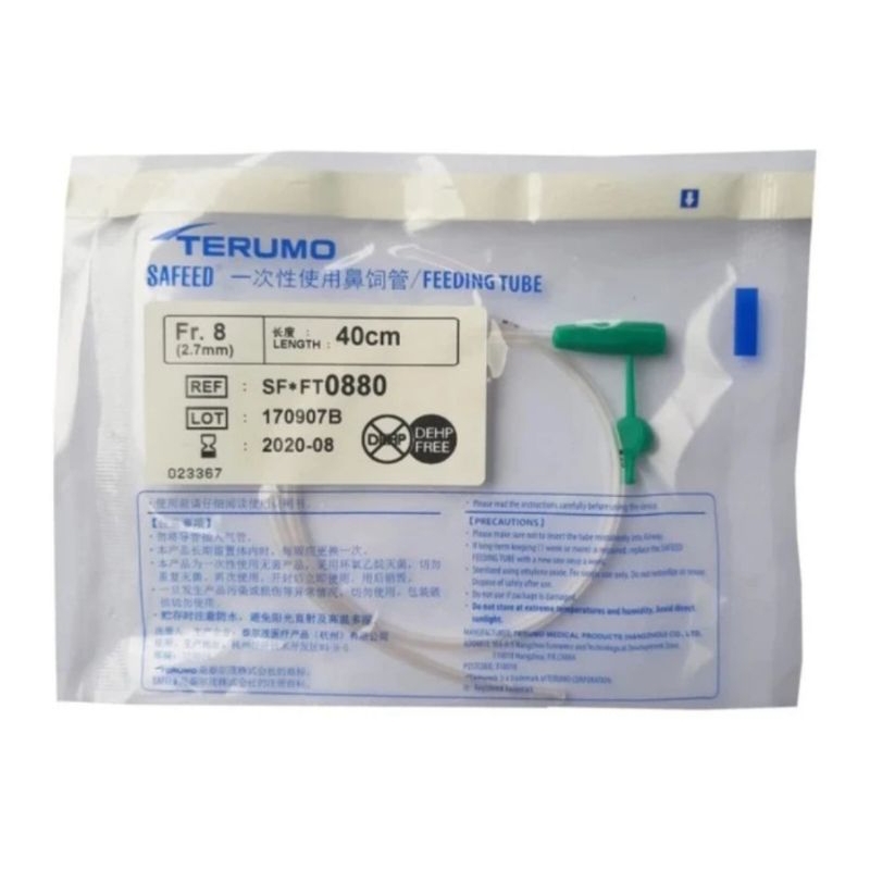NGT Terumo / Feeding Tube Terumo Fr 3,5 5 8 Selang Makan Terumo