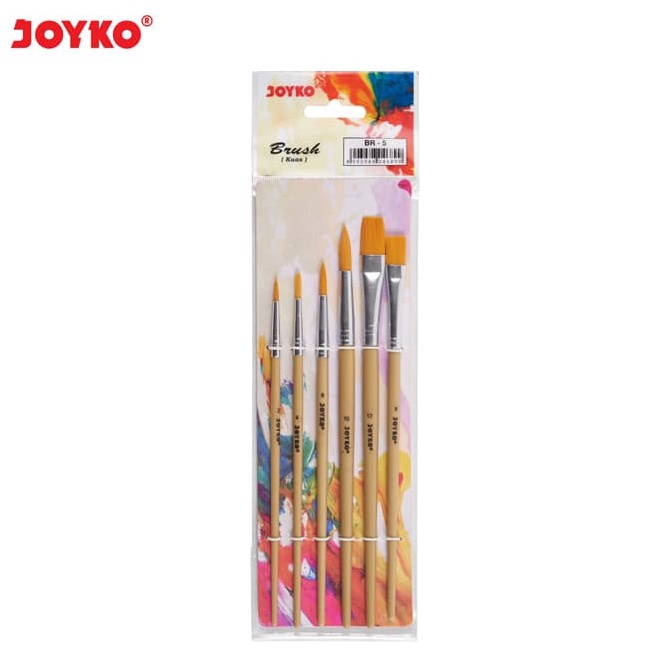 

9g Diskon Brush Kuas Cat Air Cat Minyak Lukis Acrylic Joyko BR5 I37