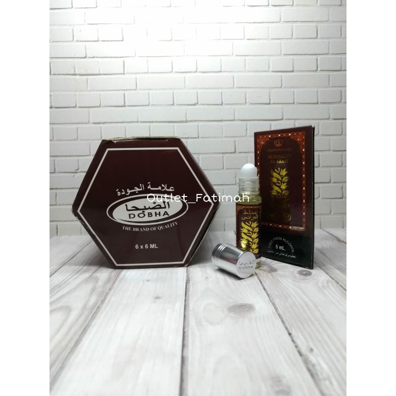 Parfum Dobha Mukhalat Al Arais 6ml. Minyak Dobha Original