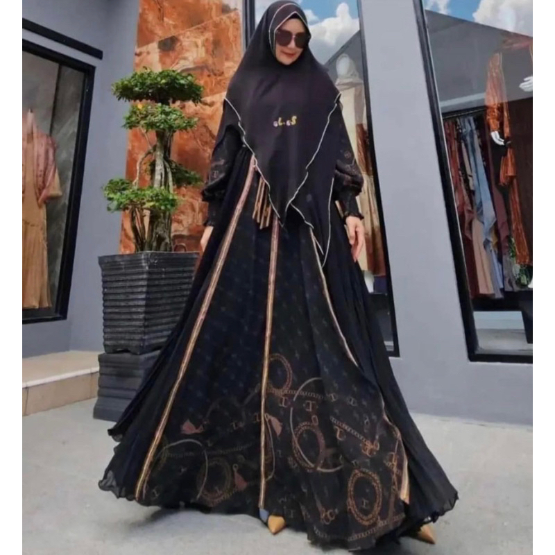 Gamis el es lina sukijo syari gamis branded