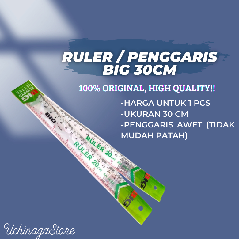 

Penggaris BIG 30cm Penggaris Plastik