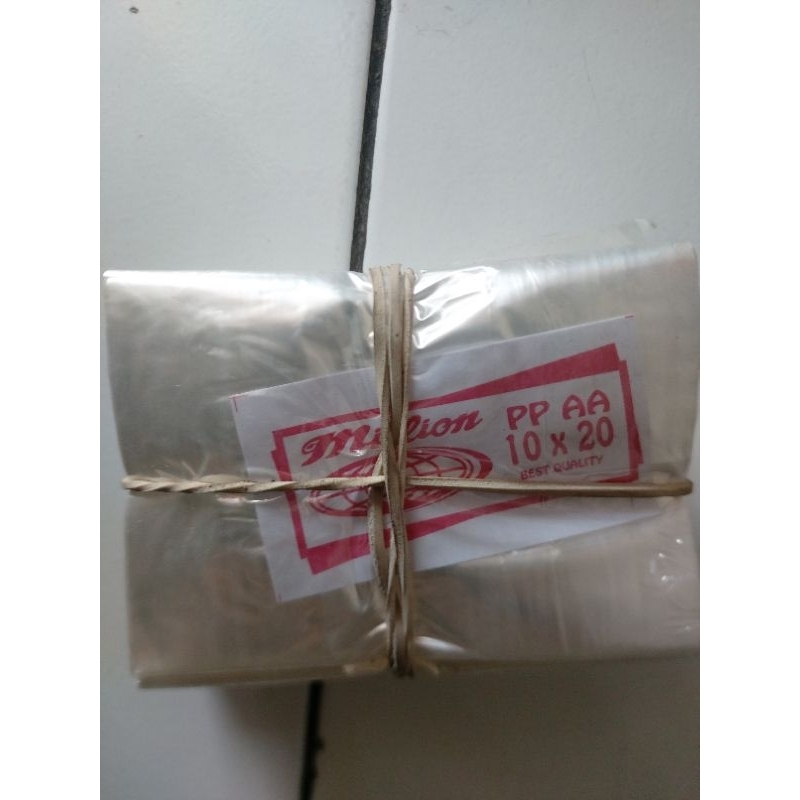 

plastik bening 10x20