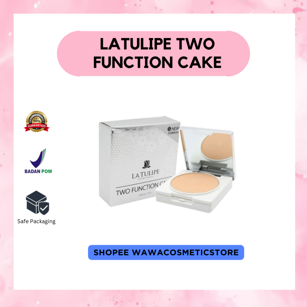 WAWA - La Tulipe Two Function Cake Series 13 gr Full/Series - Latulipe Bedak Padat