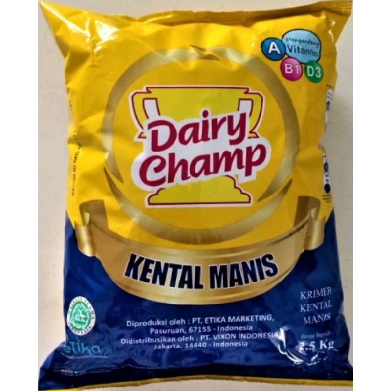 

DAIRY CHAMP 2,5KG KENTAL MANIS REFILL