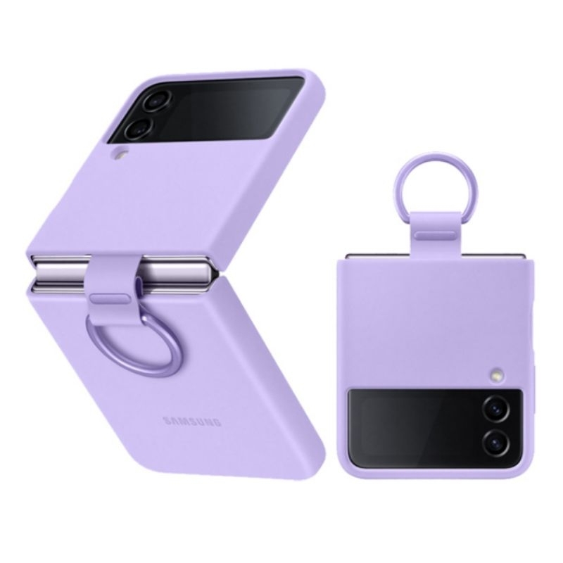 Original Samsung Galaxy Z Flip 4 5G Ring Silikon Cover Casing Silikon Case Starwars Simpsons Pokemon