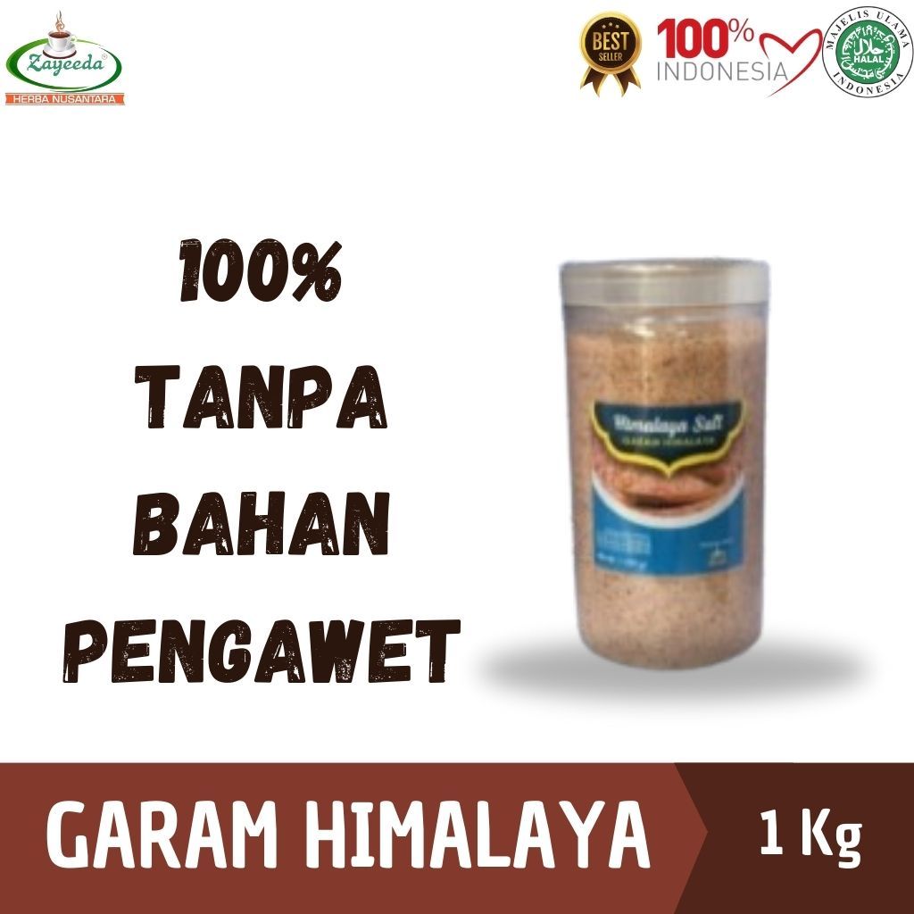 

GARAM HIMALAYA 1 KG / GARAM / BUMBU DAPUR / SEHAT / ALAMI / 100% TANPA BAHAN KIMIA DAN PENGAWET / ZAYEEDA