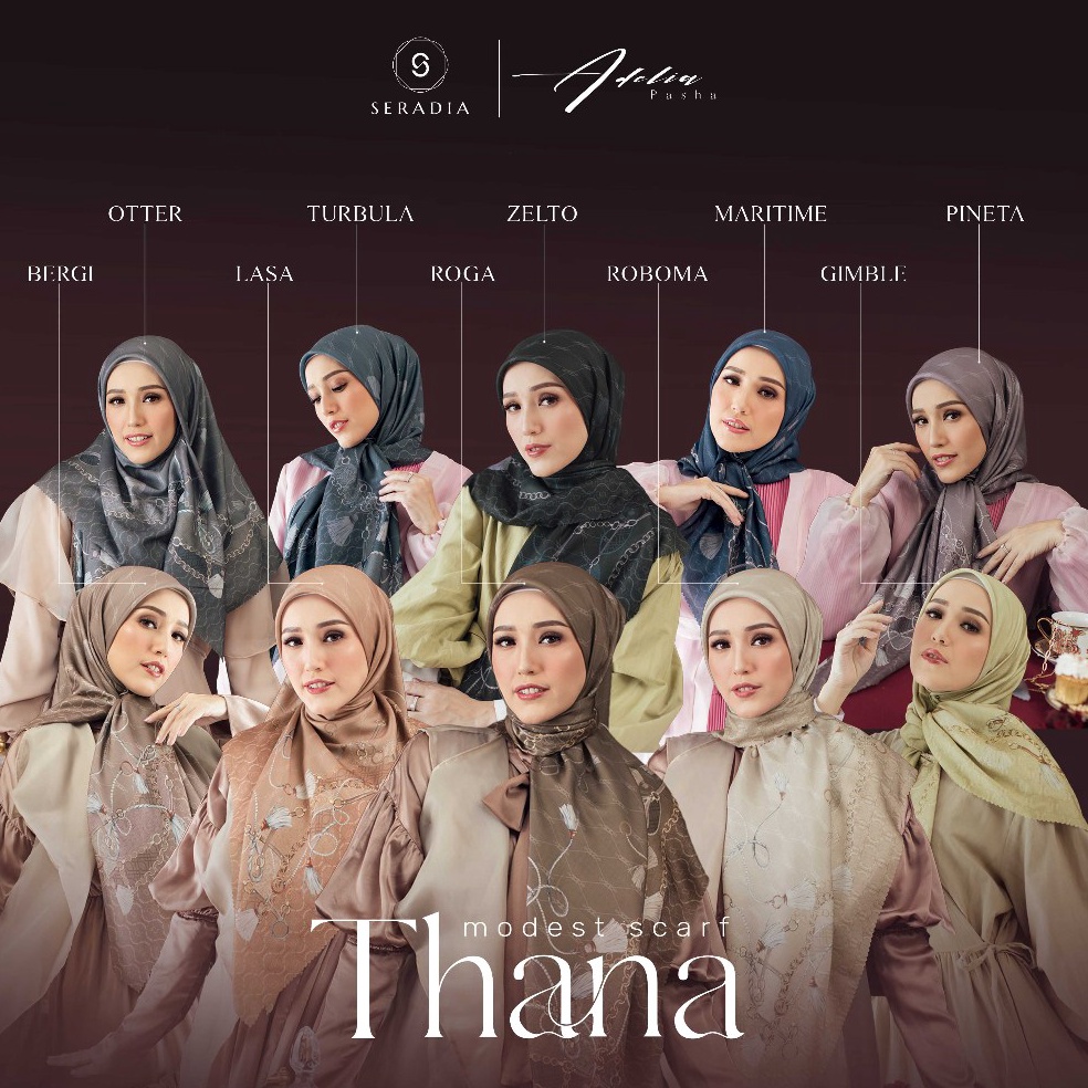 ART R28G Hijab Segi Empat Thana  Seradia x Adelia Pasha