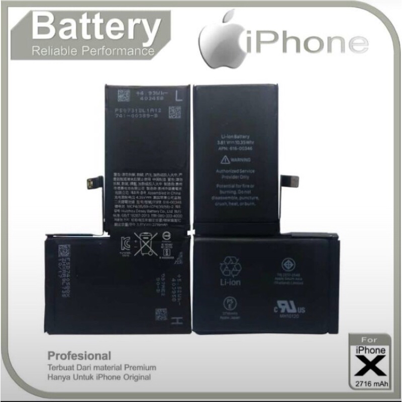 battery iPhone X Original