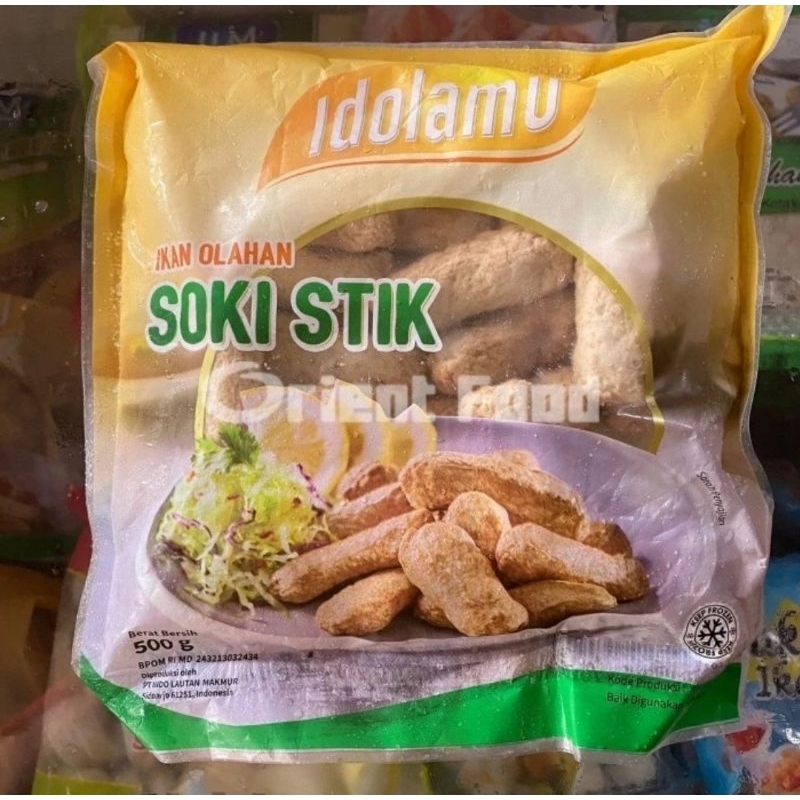 

Tempura Ikan Idolamu Soki Stik (bentuk lonjong) 500gr