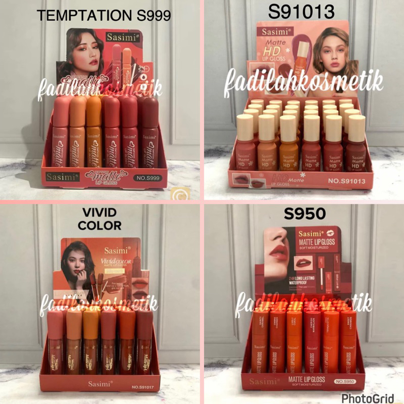 [LUSINAN] Lipgloss Sasimi Matte Velvet