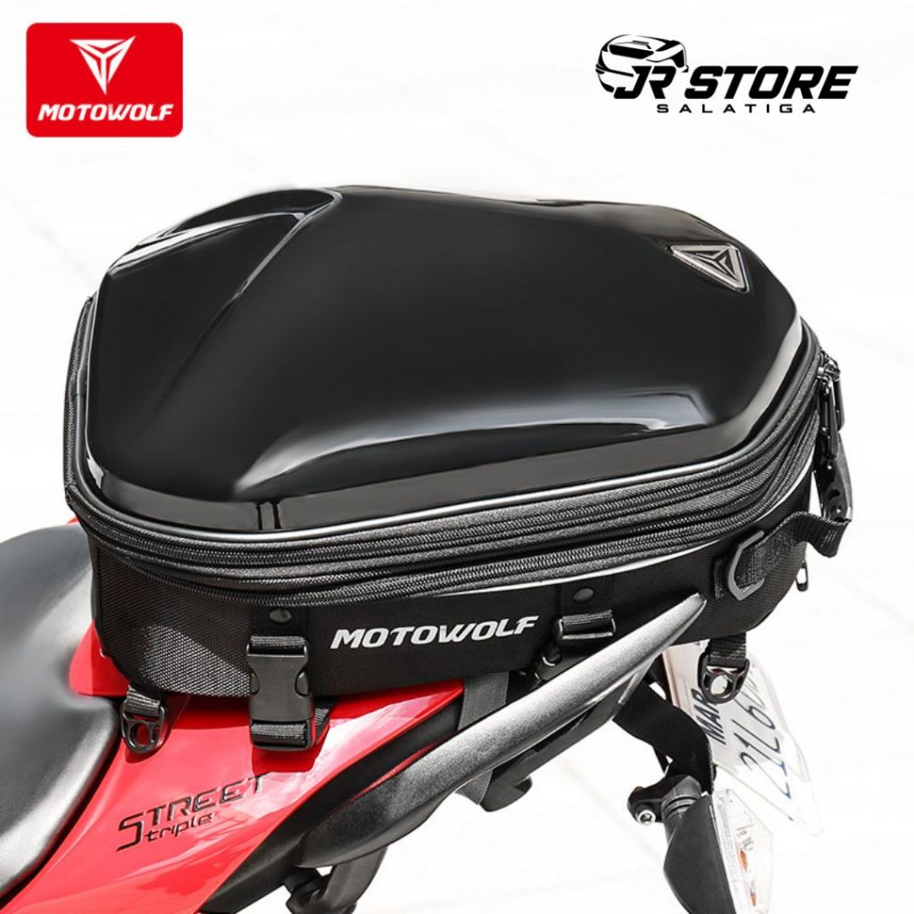Motowolf Tail Bag Tas Touring Helm Seat Bag Rear Bag Motor Universal MDL0705 High Quality Original M