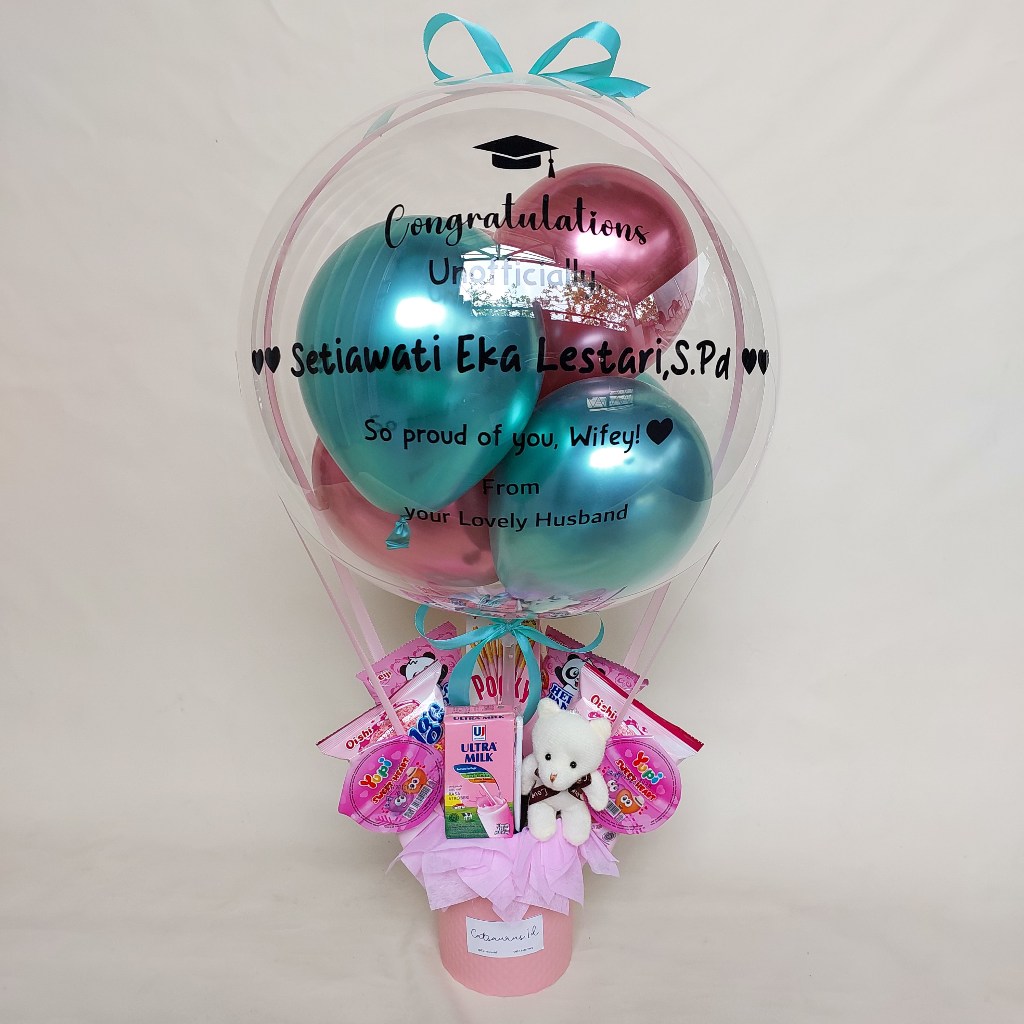 Bucket Balon Snack Buket Snack Wisuda Buket Ulang Tahun Catsaurus id