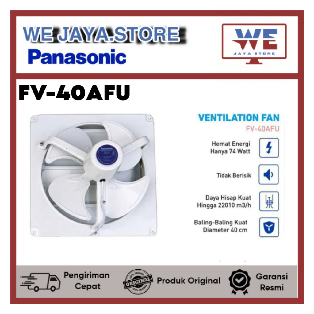EXHAUST FAN PANASONIC FV-40AFU 16INCH kipas angin dapur