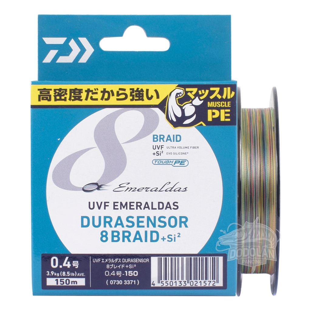Senar Pe Daiwa Emeraldas UVF Durasensor X8+Si2 Braid 150m Dodolan Pancing