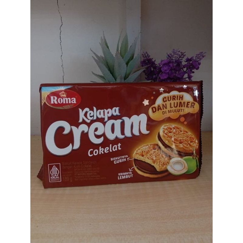 

ROMA || BISKUIT CREAM COKELAT 189GR