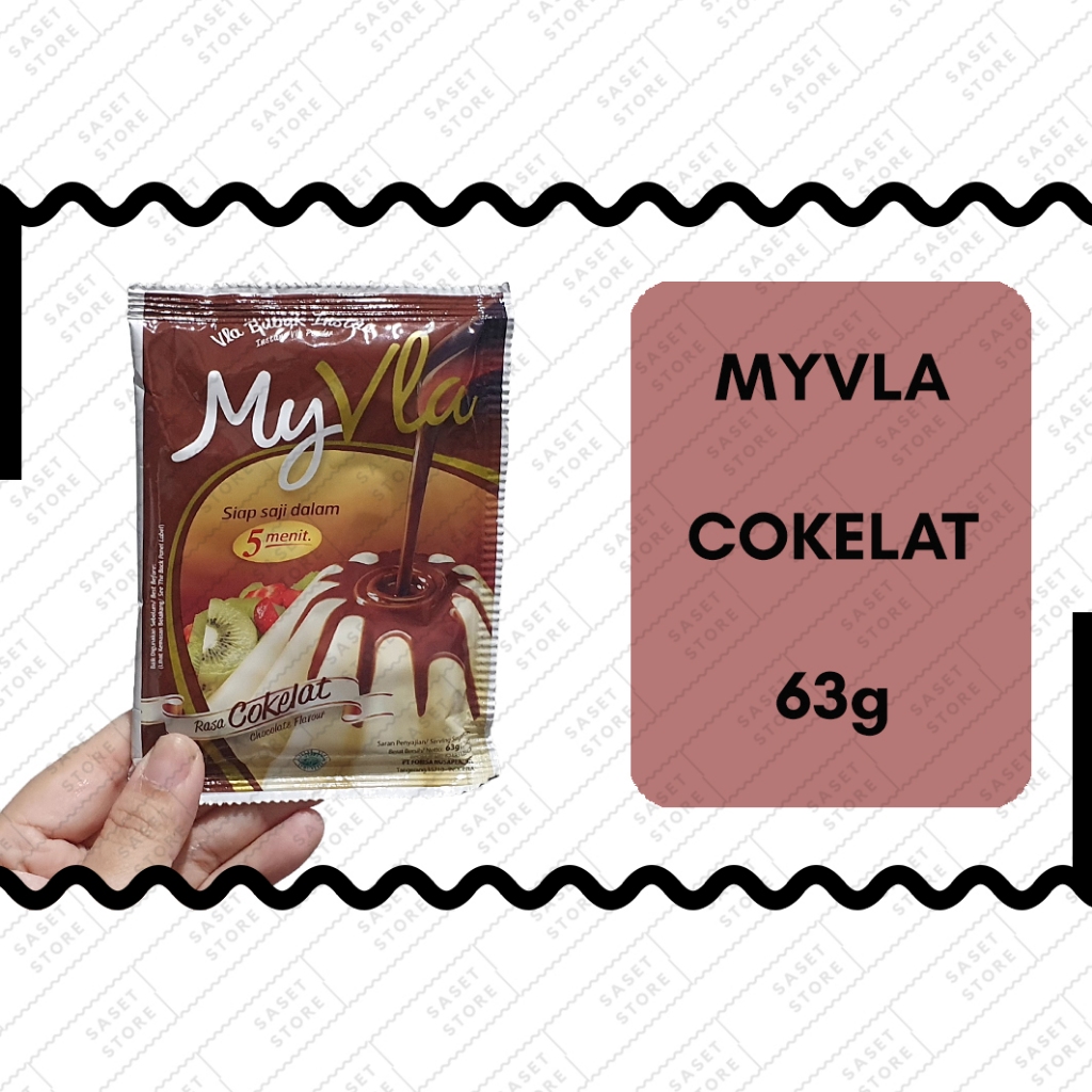 

My Vla Cokelat 63g Sachet Puding Vla Bubuk Instant Coklat