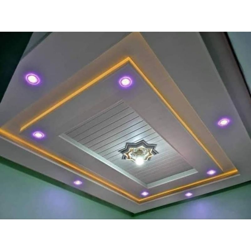 plavon PVC terpasang /jasa pasang plavon /plavon PVC modern /pemasangan plavon