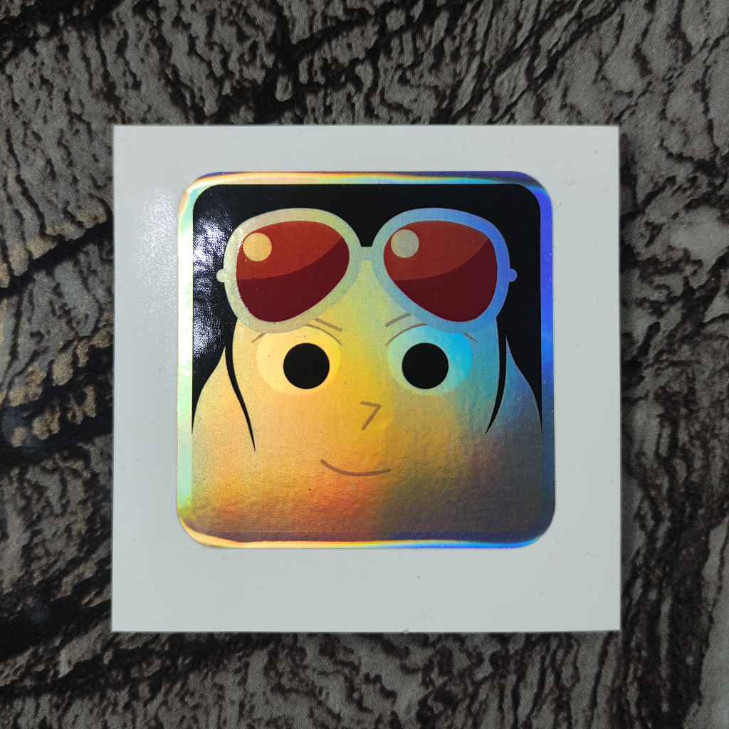 

Stiker Hologram One Piece Robin Square