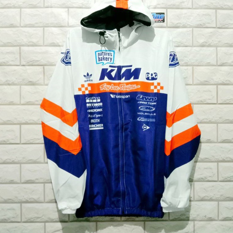 JAKET RUNING PARASUT MOTOR CROSS ADVENTURE TRAIL KTM RACING i O5S9