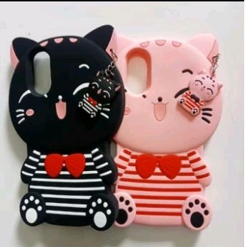 Casing Oppo A18 (4G) / A38 (4G) Softcase 3D Mini Cat Motif Boneka Kucing Pelindung Handphone Terbaik