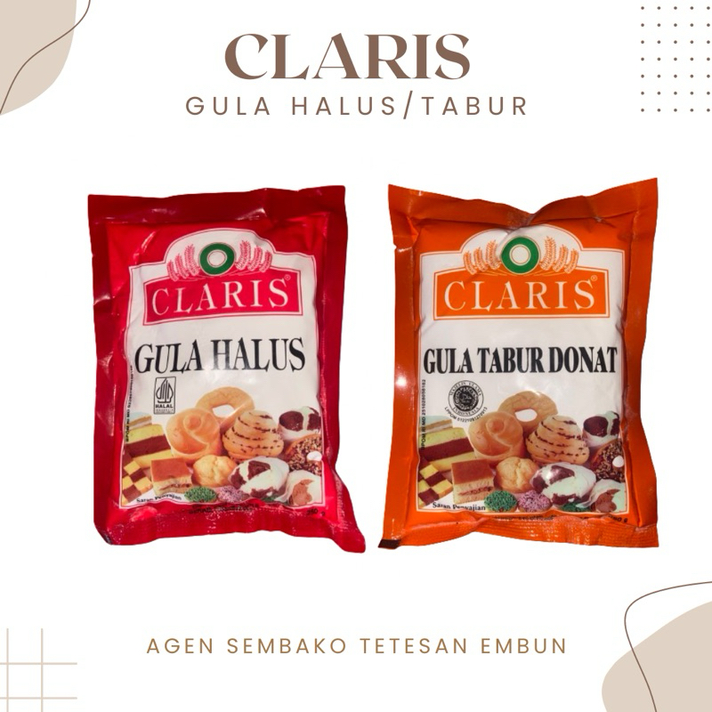 

gula tabur halus donat claris 250g grosir termurah