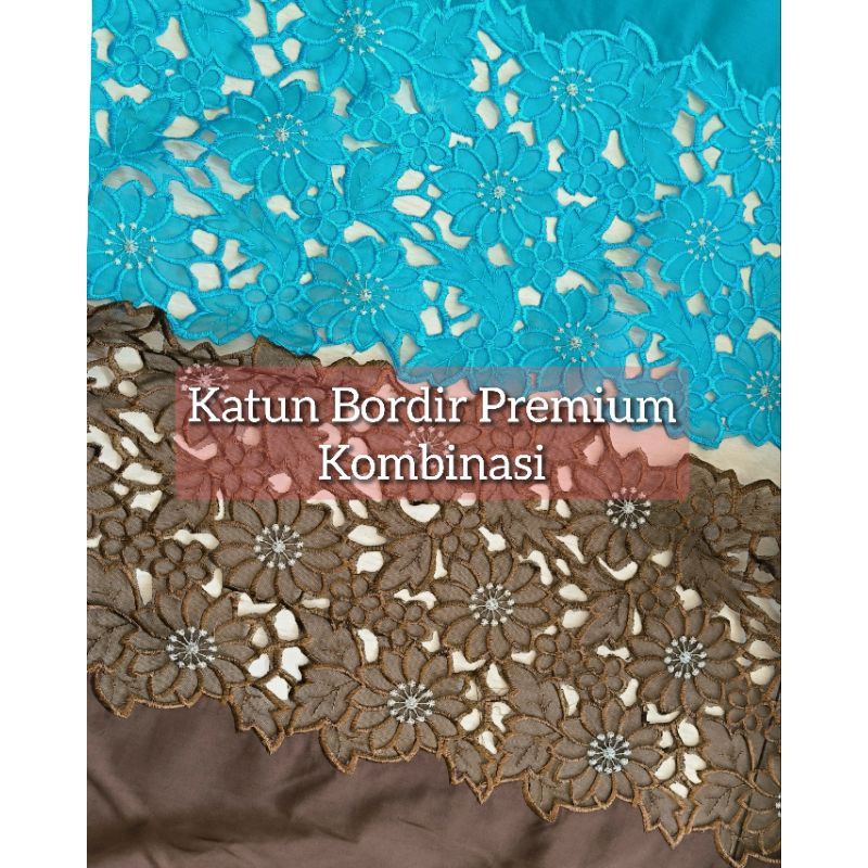 Katun Bordir Bolong Paris Premium Kebaya Encim