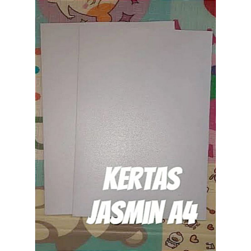 

10 Lembar KERTAS JASMINE A4 200GSM WHITE