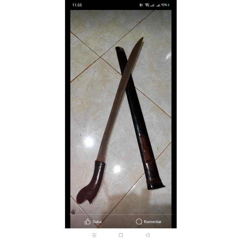 Pedang Sepuh Banten Dwi pamor pegangan tinggalan orgtua dulu