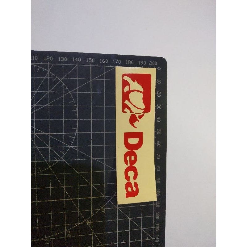 

cutting stiker deca