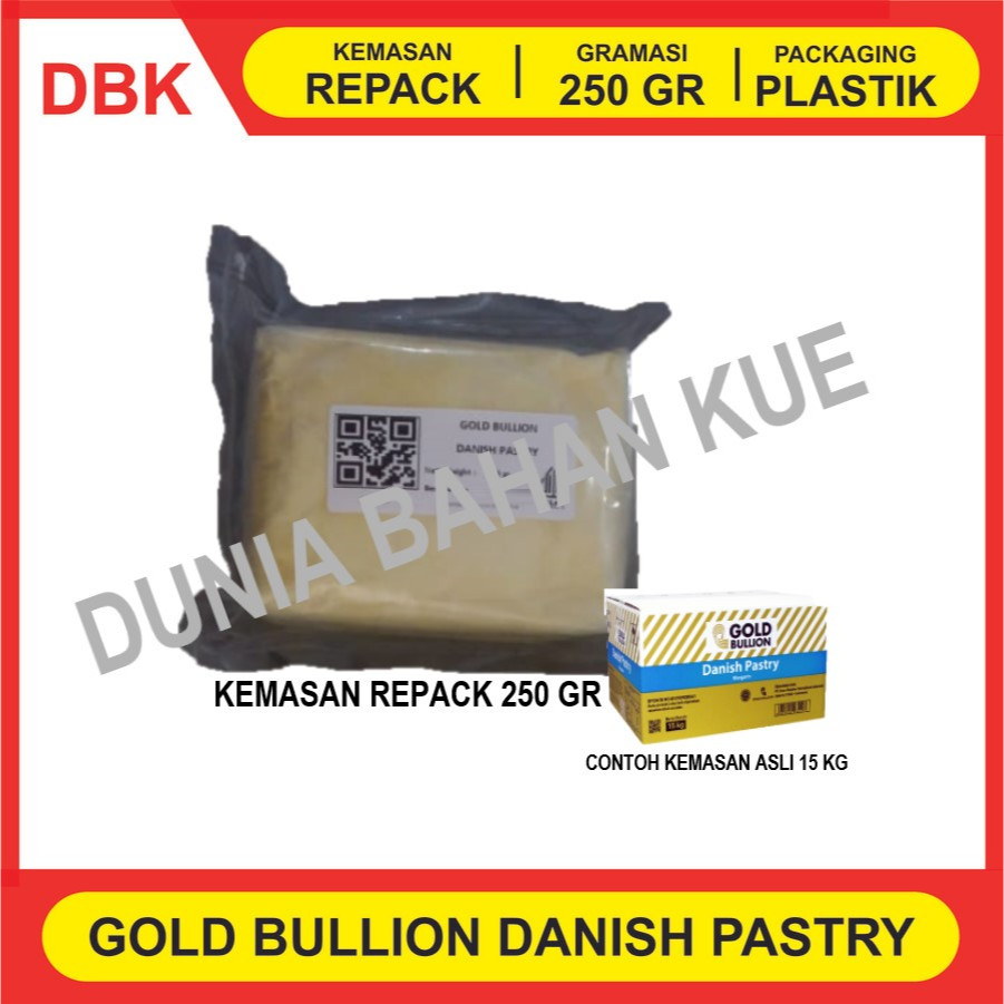 

KORSVET GOLD BULLION DANISH PASTRY UNTUK CROISSANT REPACK 250 GR