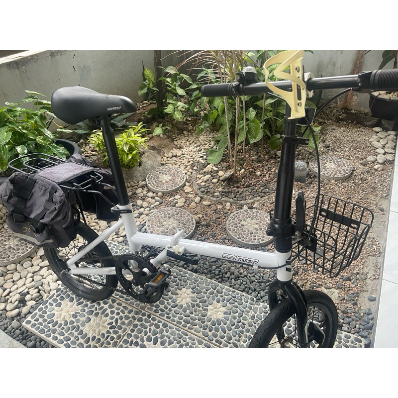 SENATOR SEPEDA LIPAT 16 INCH | WHITE | SINGLE SPEED