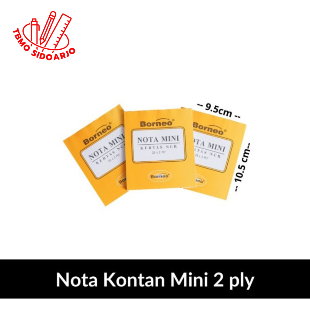 

TBMO Nota Borneo Mini 2 ply Per Pcs