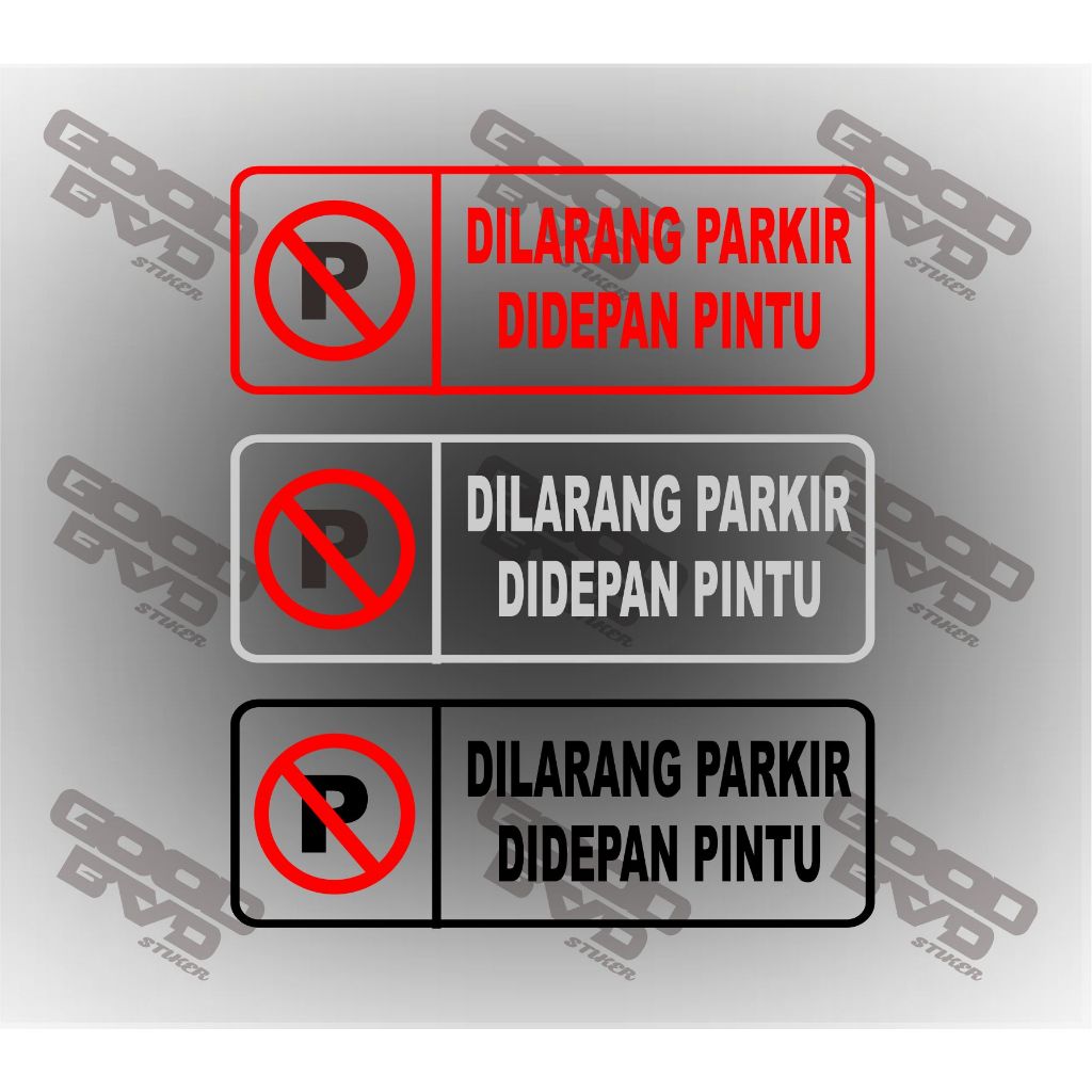 

STICKER DILARANG PARKIR/STIKER CUSTOM
